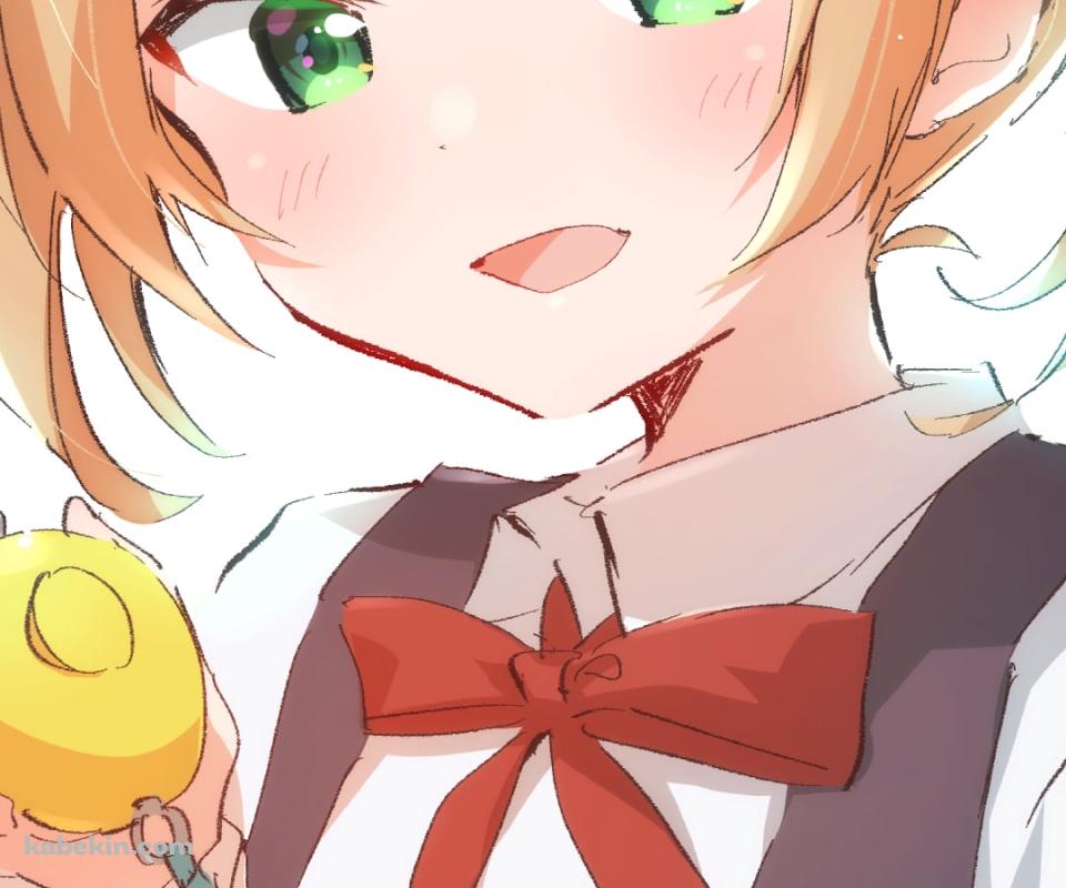 防犯ブザーを持つ可愛いしぐれうい / バーチャルYouTuberのAndroidの壁紙(960px x 800px) スマホ用