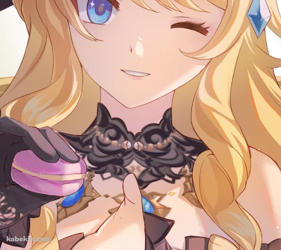 ウィンクして手を差し伸べる可愛いナヴィア / 原神のAndroidの壁紙(960px x 854px) スマホ用