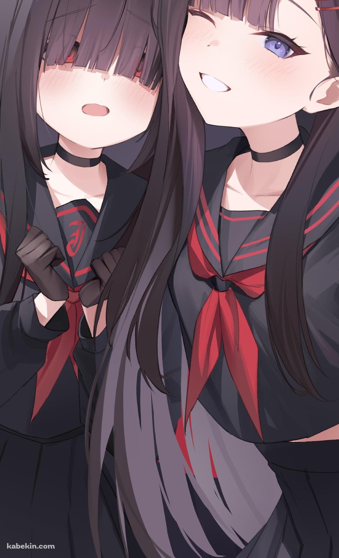 写メを撮る仲正イチカと正義実現委員会のモブ / ブルーアーカイブのAndroidの壁紙(1080px x 1776px) スマホ用