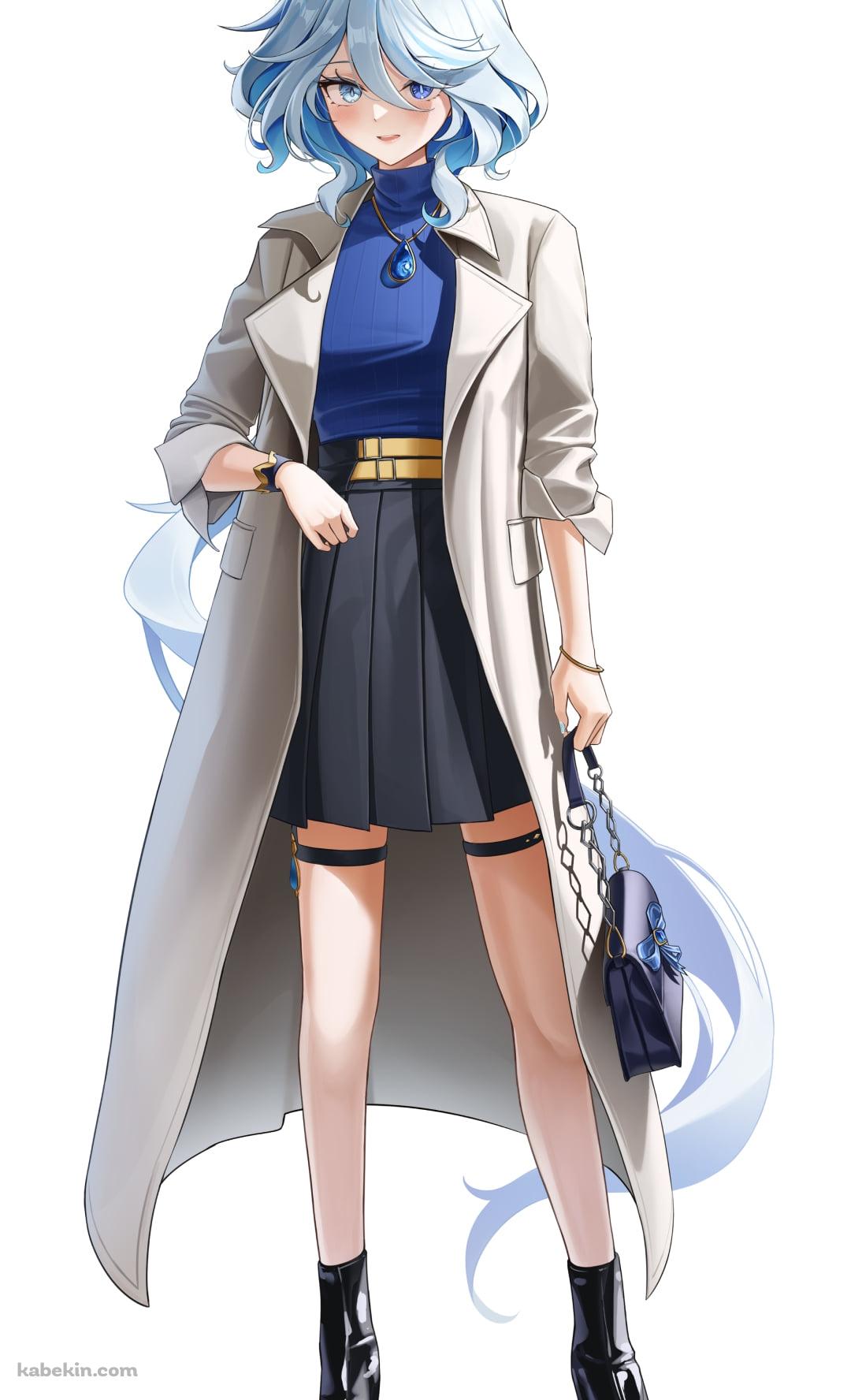 私服姿のフリーナ / 原神のAndroidの壁紙(1080px x 1776px) スマホ用