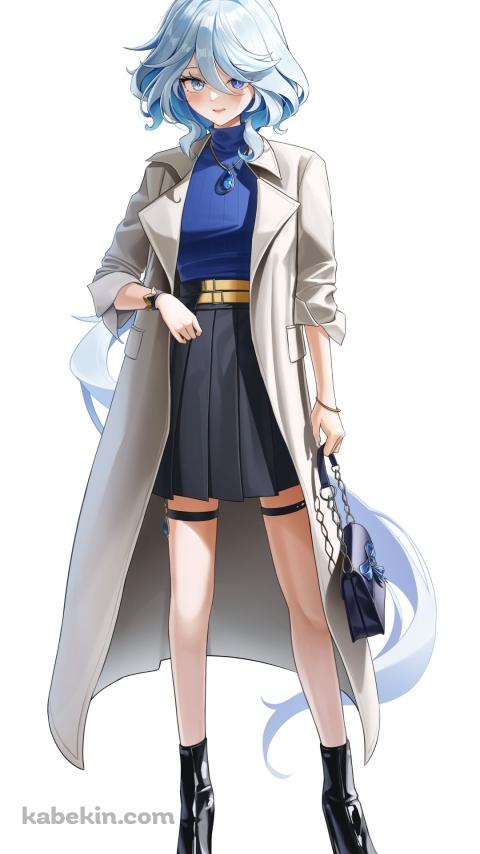 私服姿のフリーナ / 原神のAndroidの壁紙(480px x 854px) スマホ用