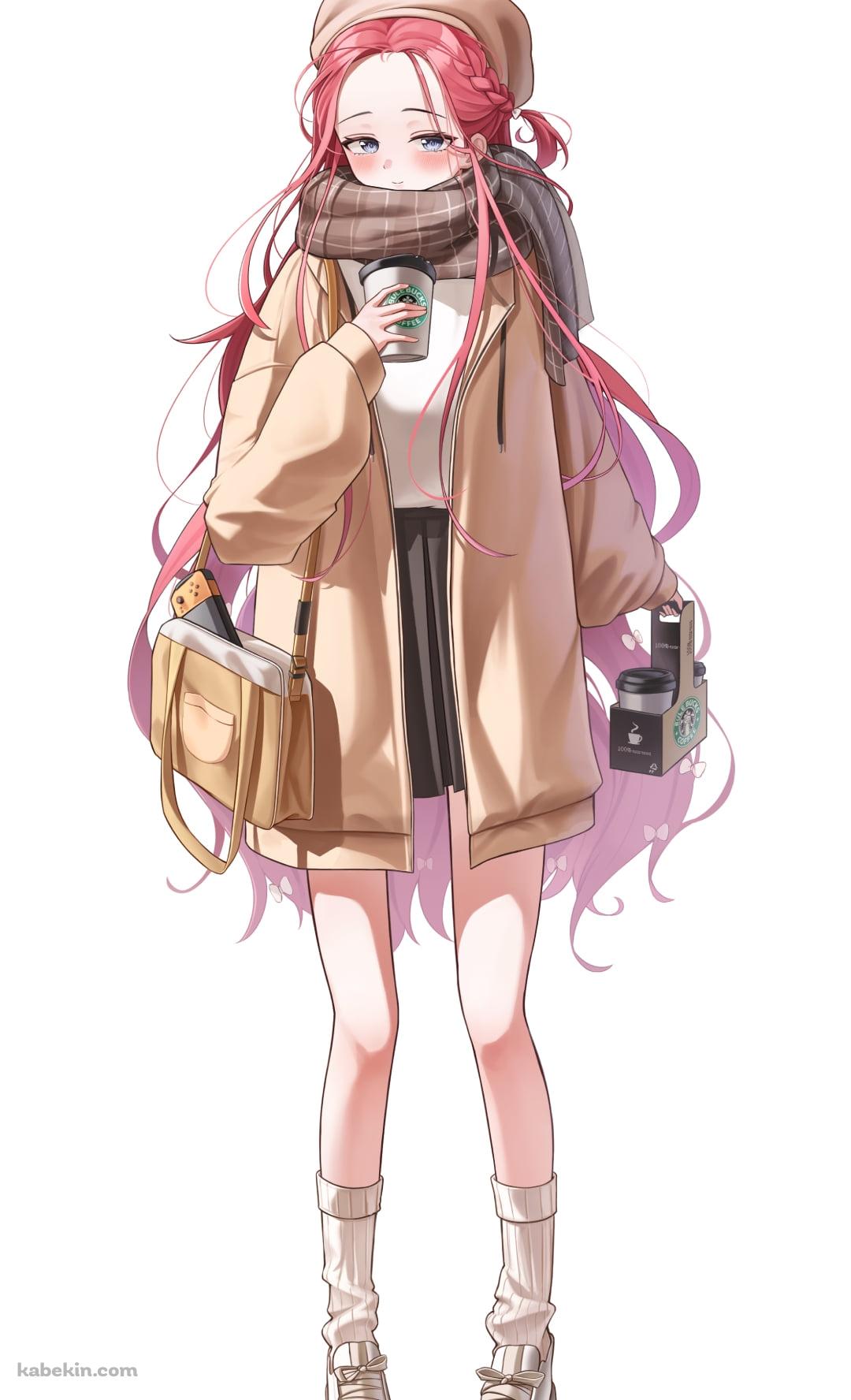 私服姿の花岡ユズ / ブルーアーカイブのAndroidの壁紙(1080px x 1776px) スマホ用