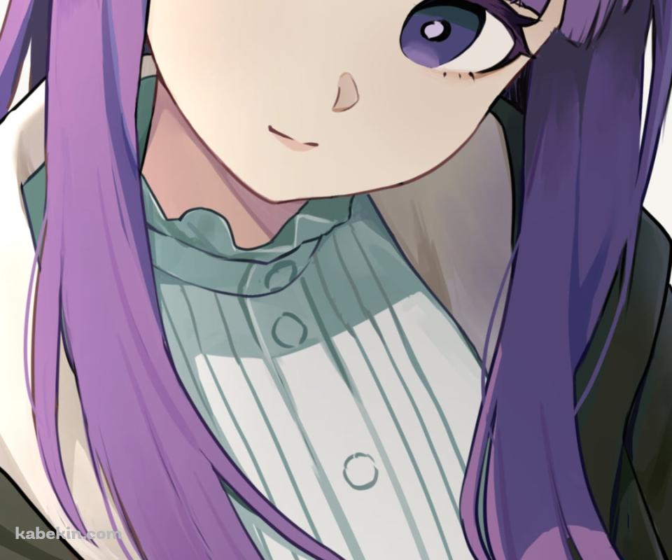 斜め上を見つめるフェルン / 葬送のフリーレンのAndroidの壁紙(960px x 800px) スマホ用