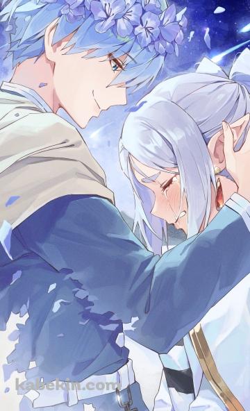 泣くフリーレンを慰めるヒンメル / 葬送のフリーレンのAndroidの壁紙(360px x 592px) スマホ用