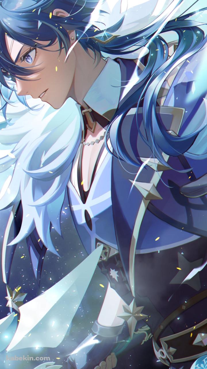 攻撃するガイア・アルベリヒ / かっこいい / 原神のAndroidの壁紙(720px x 1280px) スマホ用