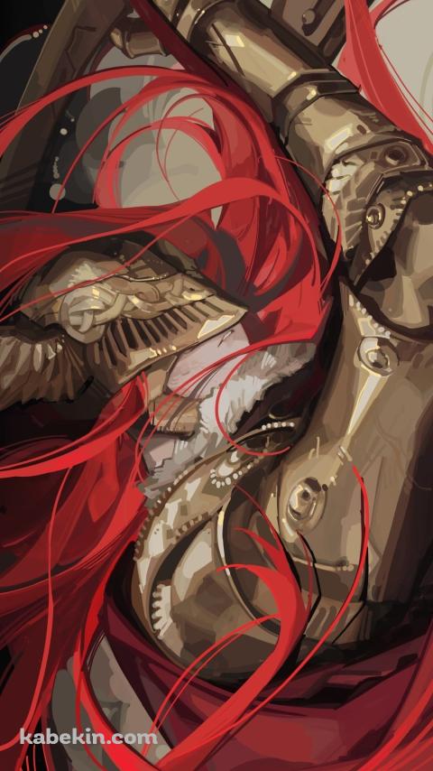 下を向く甲冑を着たミケラの刃マレニア / エルデンリングのAndroidの壁紙(480px x 854px) スマホ用