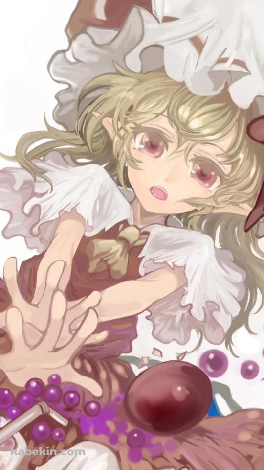 両手を交差するフランドール・スカーレット / 東方のAndroidの壁紙(540px x 960px) スマホ用