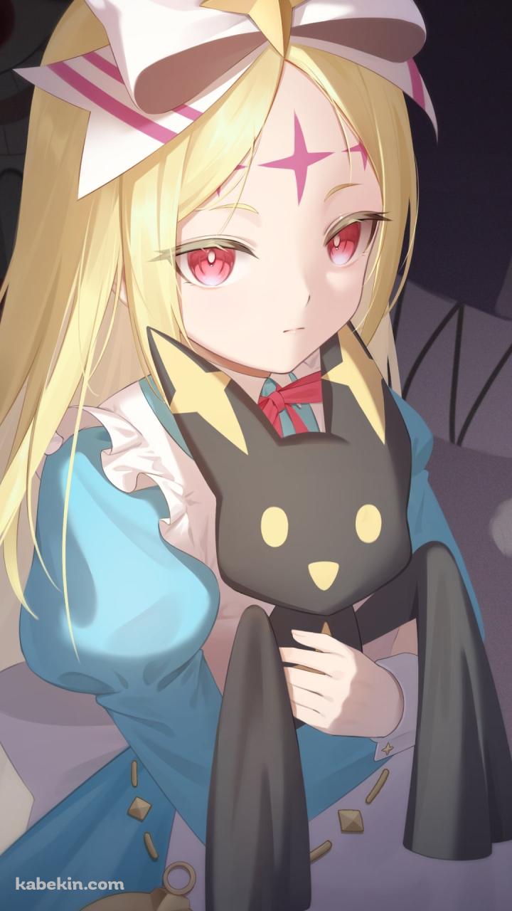 こちらを見つめるネロアリス / 杜乃こりす / ヴェナリータ / 魔法少女にあこがれてのAndroidの壁紙(720px x 1280px) スマホ用
