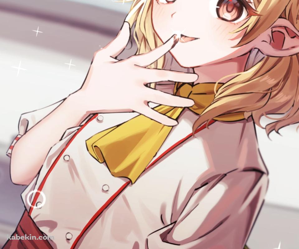 コック姿の可愛いフランドール・スカーレット / 東方のAndroidの壁紙(960px x 800px) スマホ用