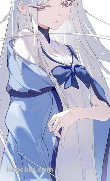 うつろな表情の御稜ナグサ / ブルーアーカイブのAndroidの壁紙(360px x 592px) スマホ用