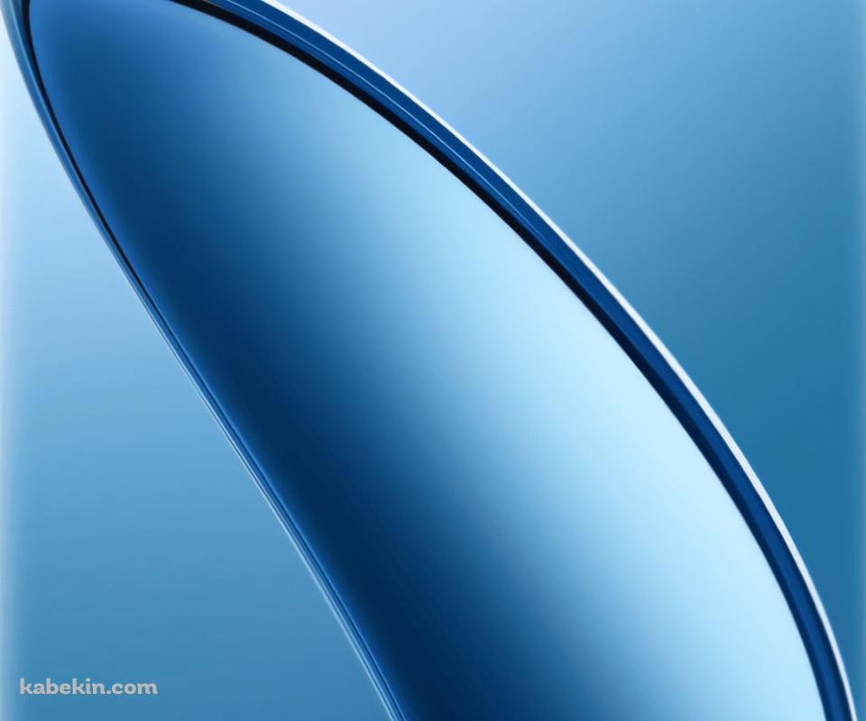 綺麗な光沢のある青色のグラデーションのテクスチャー / Realme 12 Pro+のAndroidの壁紙(960px x 800px) スマホ用