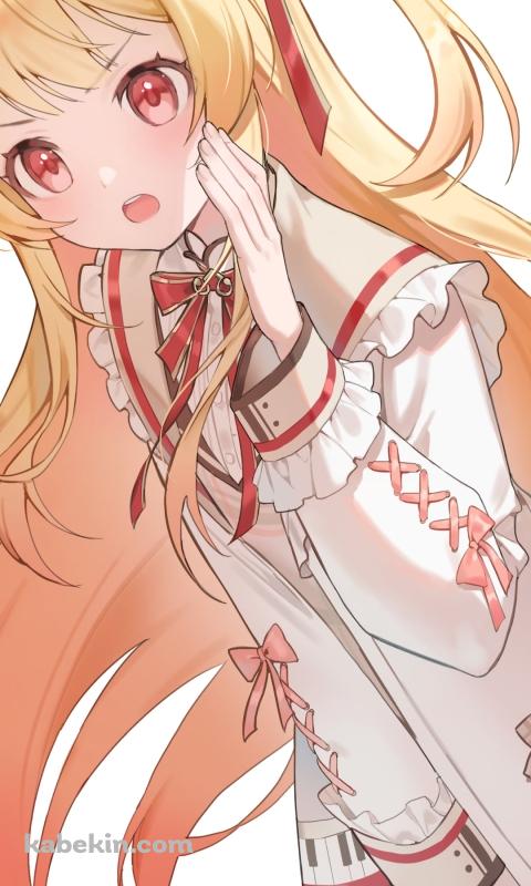 声かけをする音乃瀬奏 / ホロライブ / バーチャルYouTuber / VtuberのAndroidの壁紙(480px x 800px) スマホ用