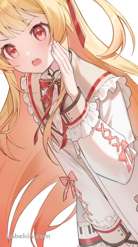 声かけをする音乃瀬奏 / ホロライブ / バーチャルYouTuber / VtuberのAndroidの壁紙(480px x 854px) スマホ用