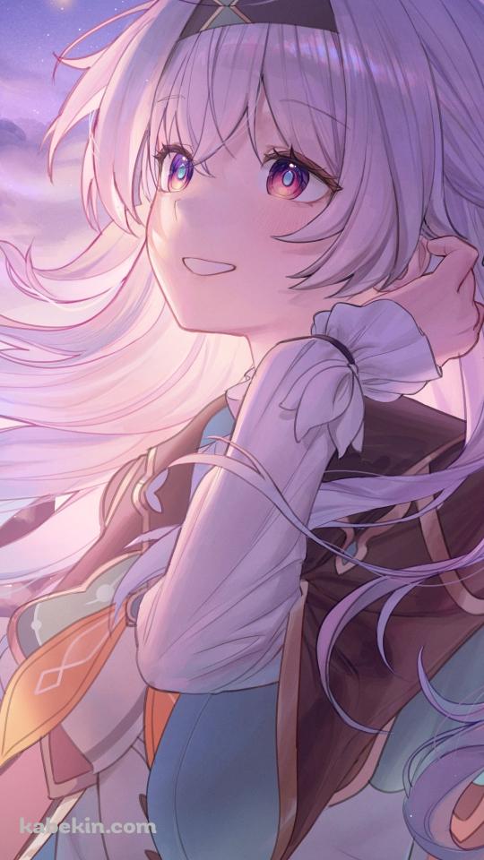 流れ星を眺める可愛いホタル / 崩壊:スターレイルのAndroidの壁紙(540px x 960px) スマホ用