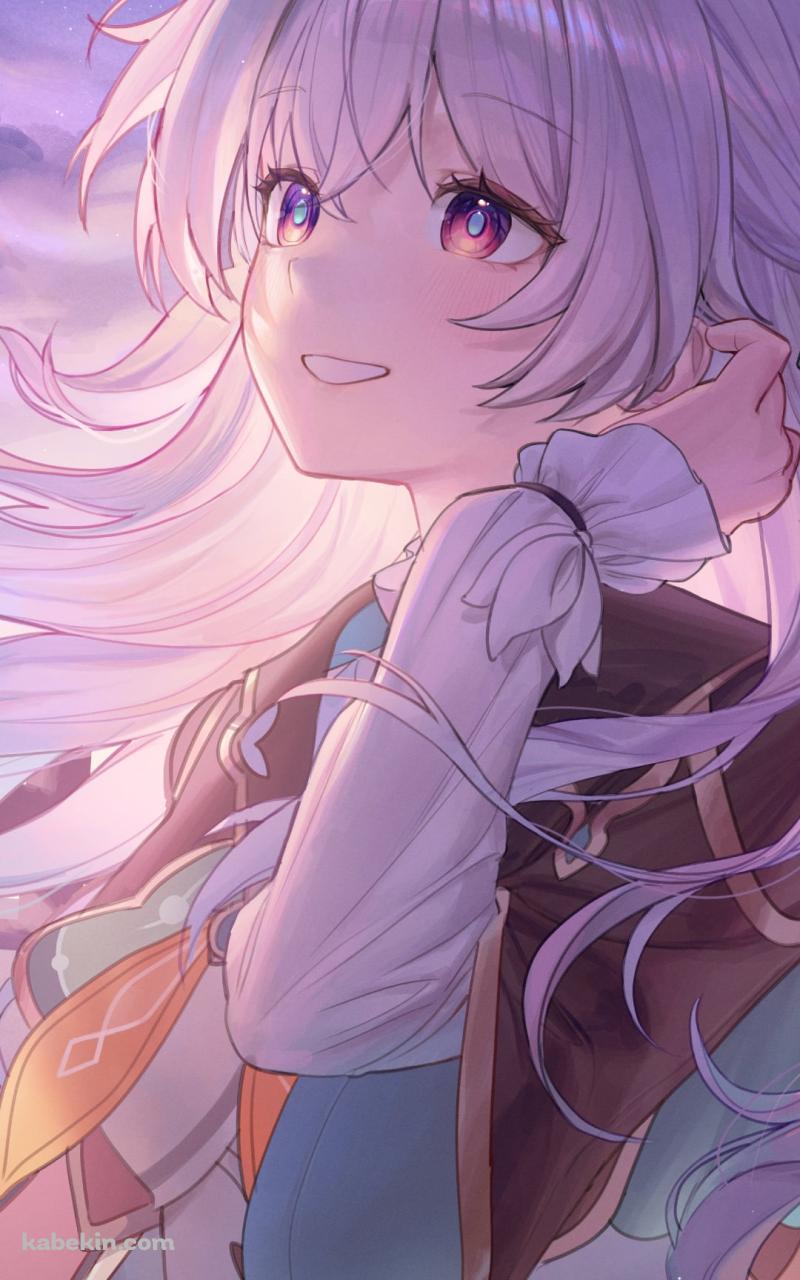 流れ星を眺める可愛いホタル / 崩壊:スターレイルのAndroidの壁紙(800px x 1280px) スマホ用