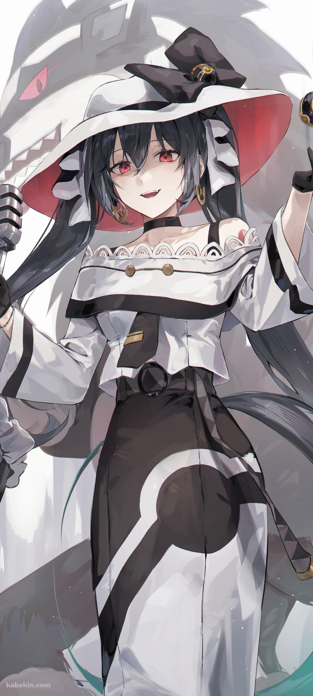 マイクスタンドを持つあくミク / 初音ミク / ボーカロイドのAndroidの壁紙(1080px x 2400px) スマホ用