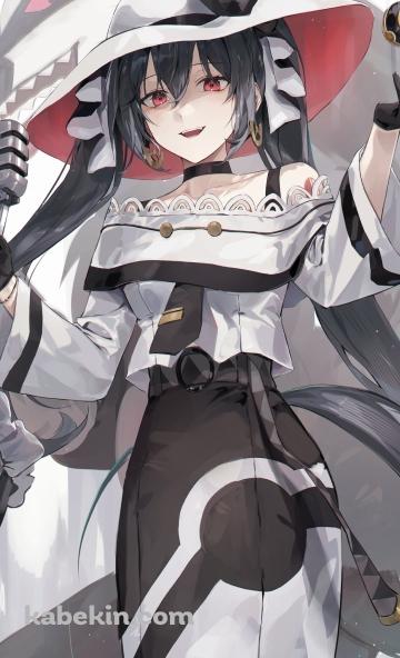 マイクスタンドを持つあくミク / 初音ミク / ボーカロイドのAndroidの壁紙(360px x 592px) スマホ用