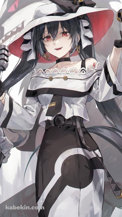 マイクスタンドを持つあくミク / 初音ミク / ボーカロイドのAndroidの壁紙(480px x 854px) スマホ用