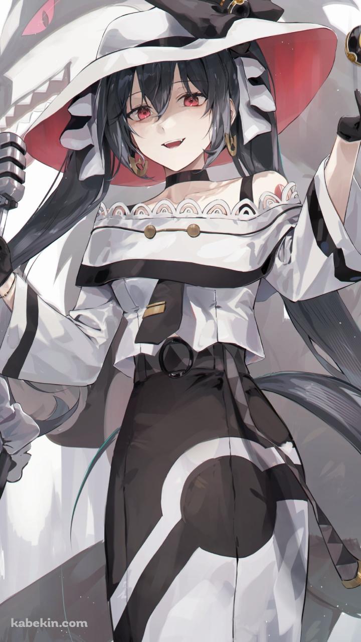 マイクスタンドを持つあくミク / 初音ミク / ボーカロイドのAndroidの壁紙(720px x 1280px) スマホ用