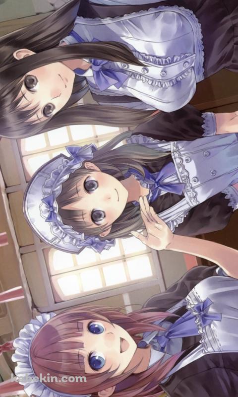 メイド姿のロロライナ・フリクセル / ツェツィーリア・ヘルモルト / イクセル・ヤーン / ゲラルド・コーネフ / アトリエシリーズのAndroidの壁紙(480px x 800px) スマホ用