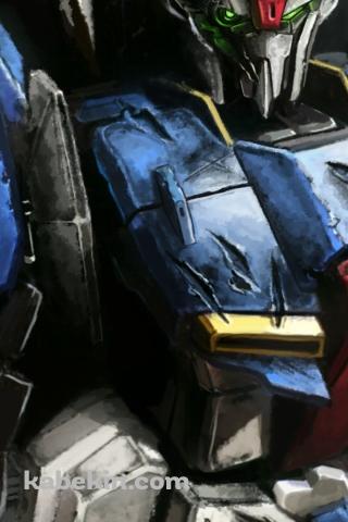 ボロボロの機動戦士ＺガンダムのAndroidの壁紙(320px x 480px) スマホ用