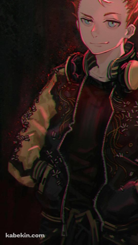 ジャンパーに両手をつっこむ鈴木将 / モブサイコ100のAndroidの壁紙(540px x 960px) スマホ用