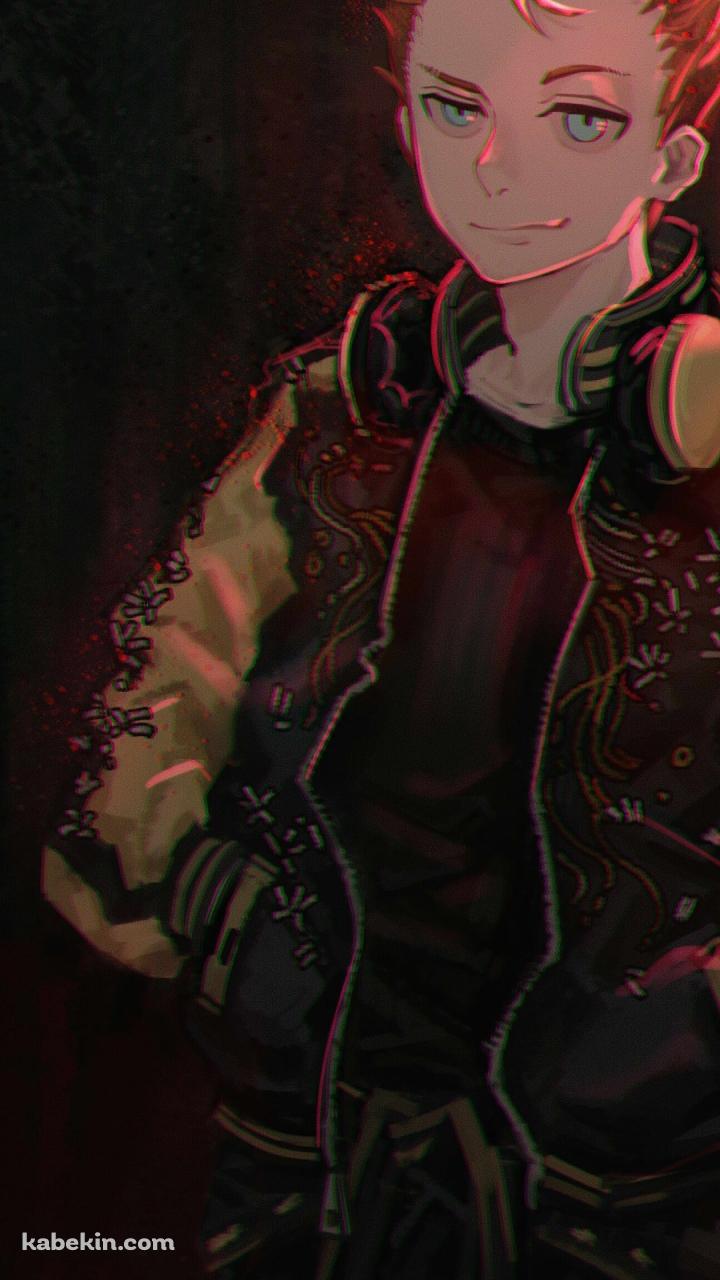 ジャンパーに両手をつっこむ鈴木将 / モブサイコ100のAndroidの壁紙(720px x 1280px) スマホ用