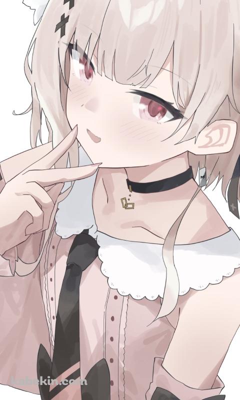 アゴピする戸鎖くくり (とくさりくくり) / バーチャルYouTuber / VtuberのAndroidの壁紙(480px x 800px) スマホ用