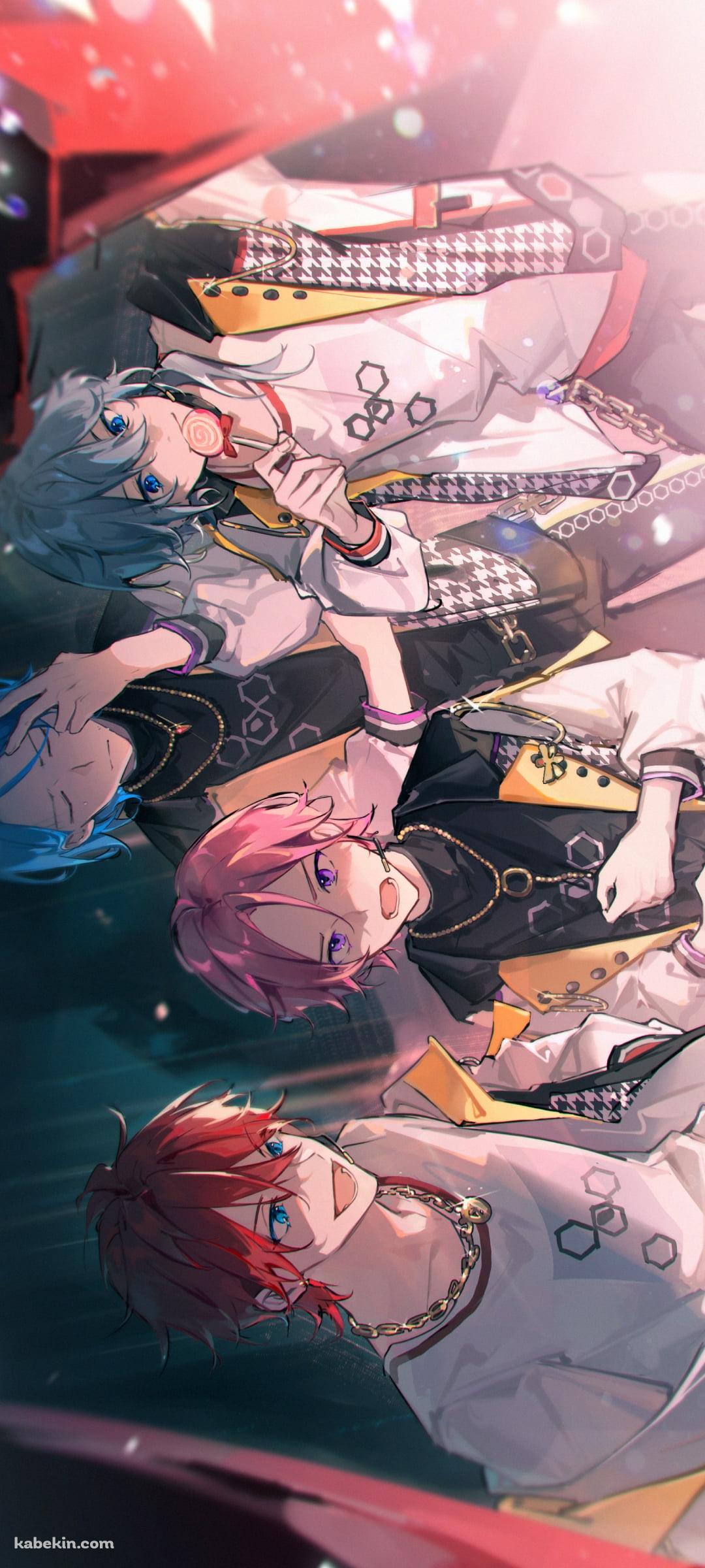 天城燐音 / 桜河こはく / 椎名ニキ / HiMERU / あんさんぶるスターズ / Ensemble StarsのAndroidの壁紙(1080px x 2400px) スマホ用