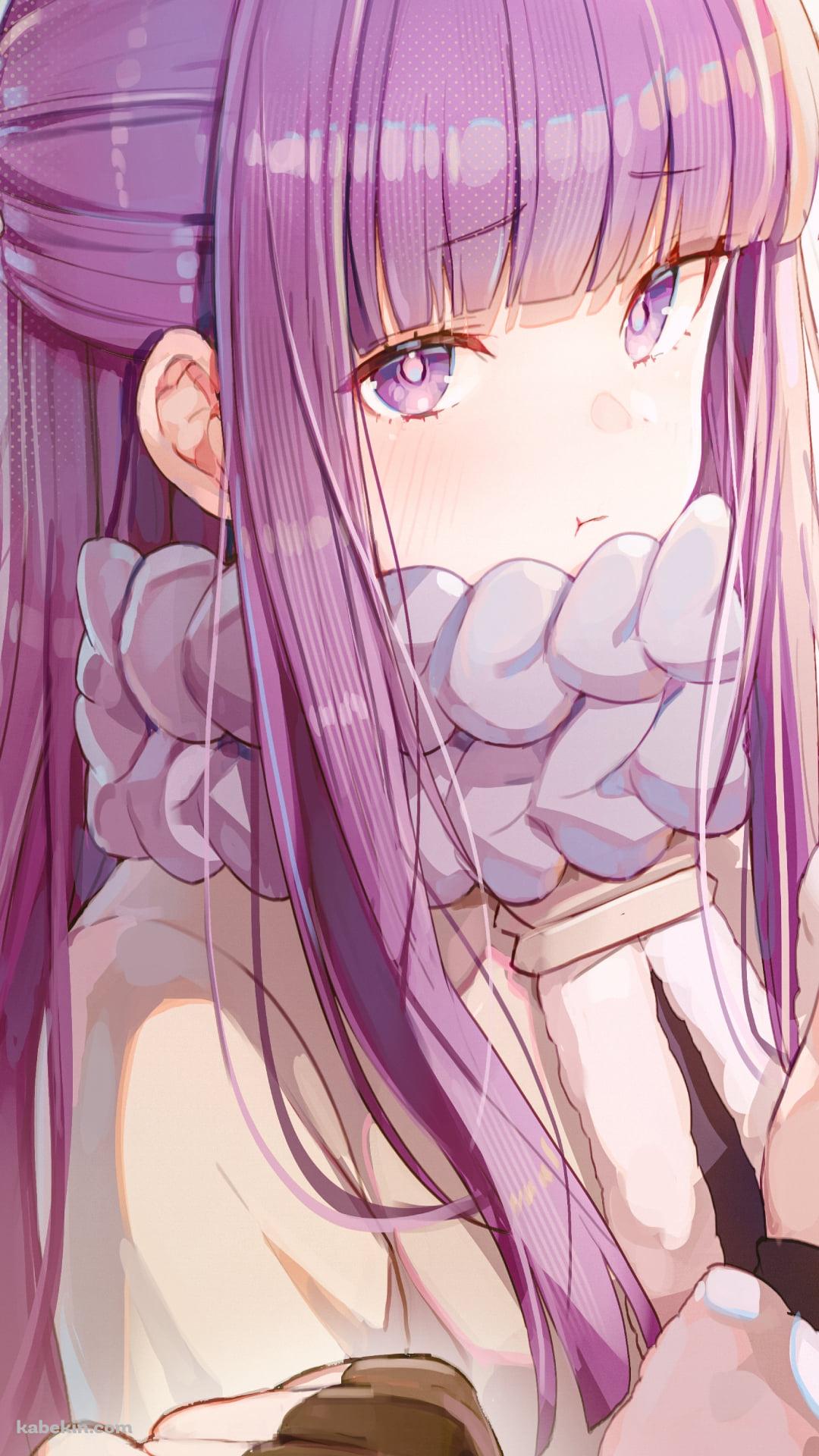 こちらを見てる可愛いフェルン / 葬送のフリーレンのAndroidの壁紙(1080px x 1920px) スマホ用