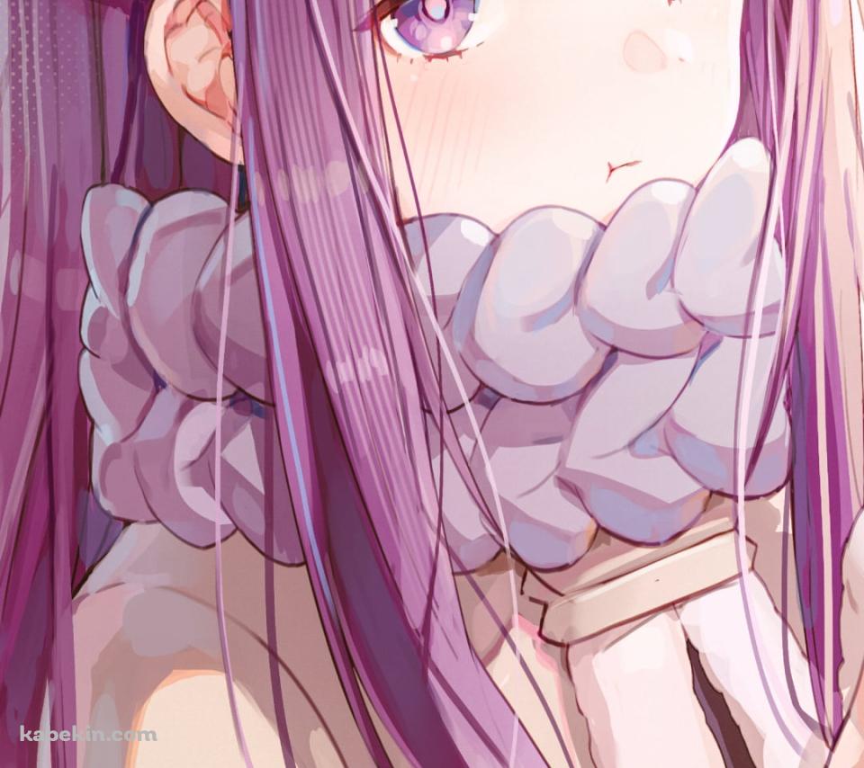 こちらを見てる可愛いフェルン / 葬送のフリーレンのAndroidの壁紙(960px x 854px) スマホ用
