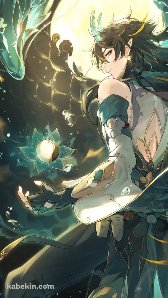 振り返る丹恒と飲月 / 崩壊:スターレイルのAndroidの壁紙(540px x 960px) スマホ用