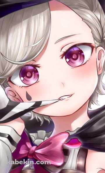 手袋を咥える可愛いリネ / 原神のAndroidの壁紙(360px x 592px) スマホ用