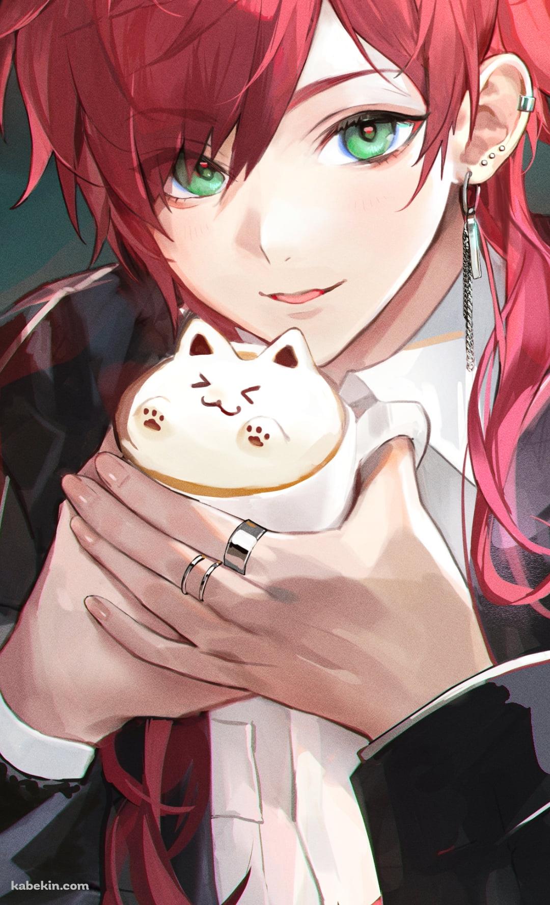 コーヒーが入ったマグカップを持つローレン・イロアス / にじさんじ / バーチャルYouTuber / VtuberのAndroidの壁紙(1080px x 1776px) スマホ用