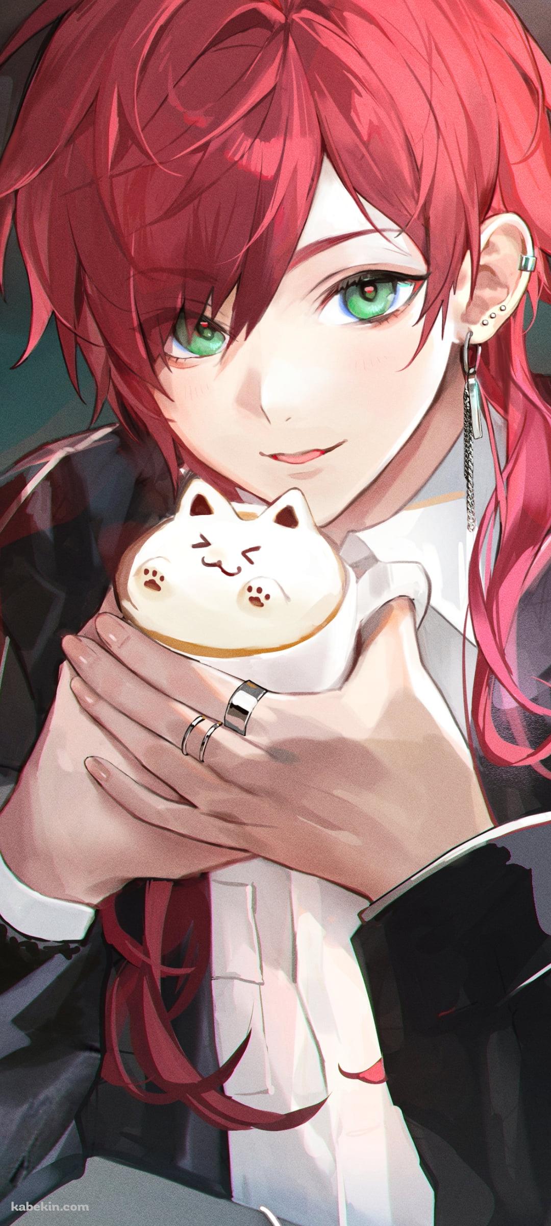 コーヒーが入ったマグカップを持つローレン・イロアス / にじさんじ / バーチャルYouTuber / VtuberのAndroidの壁紙(1080px x 2400px) スマホ用