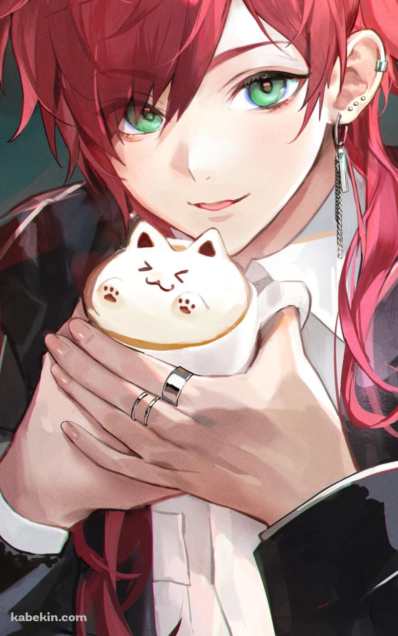コーヒーが入ったマグカップを持つローレン・イロアス / にじさんじ / バーチャルYouTuber / VtuberのAndroidの壁紙(800px x 1280px) スマホ用