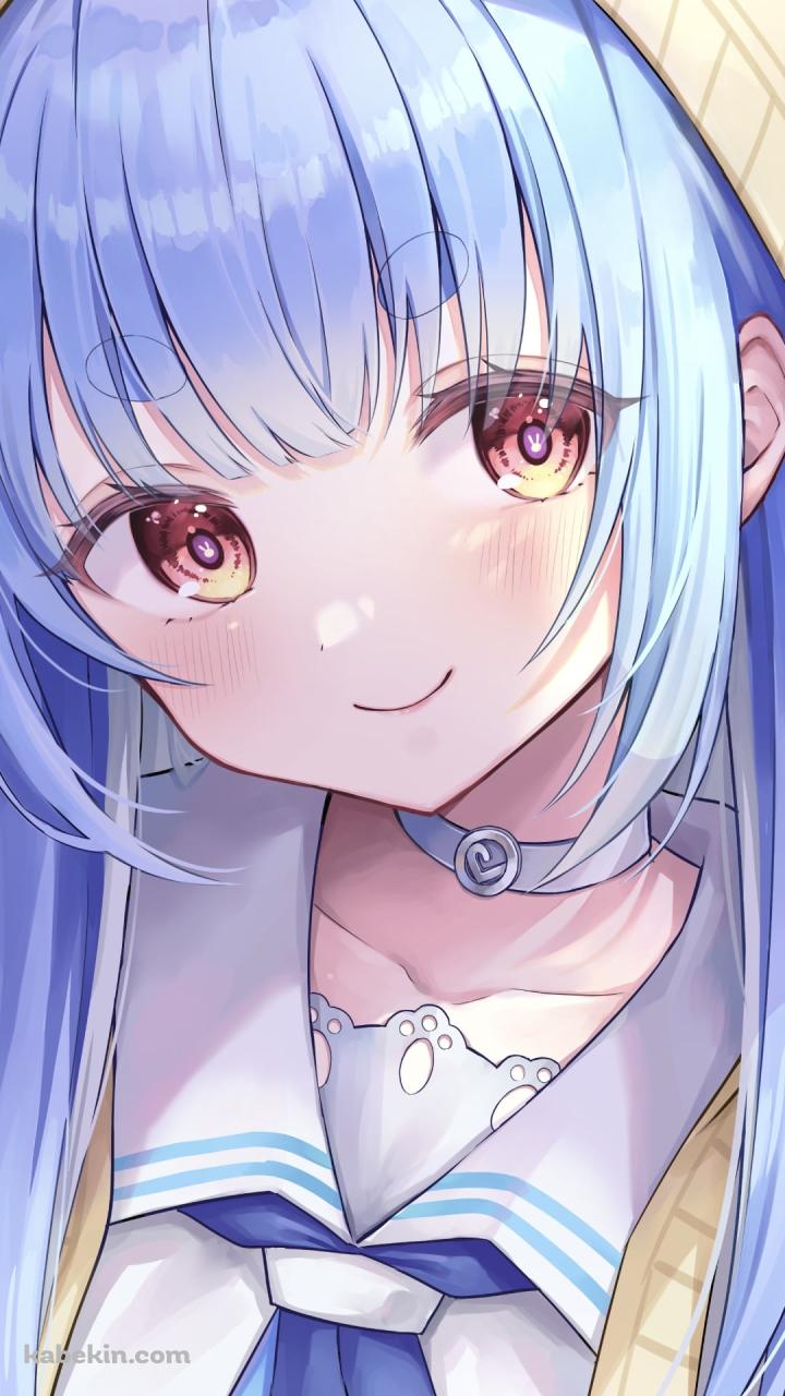 フードをかぶった可愛い兎田ぺこら / ホロライブ / バーチャルYouTuber / VtuberのAndroidの壁紙(720px x 1280px) スマホ用