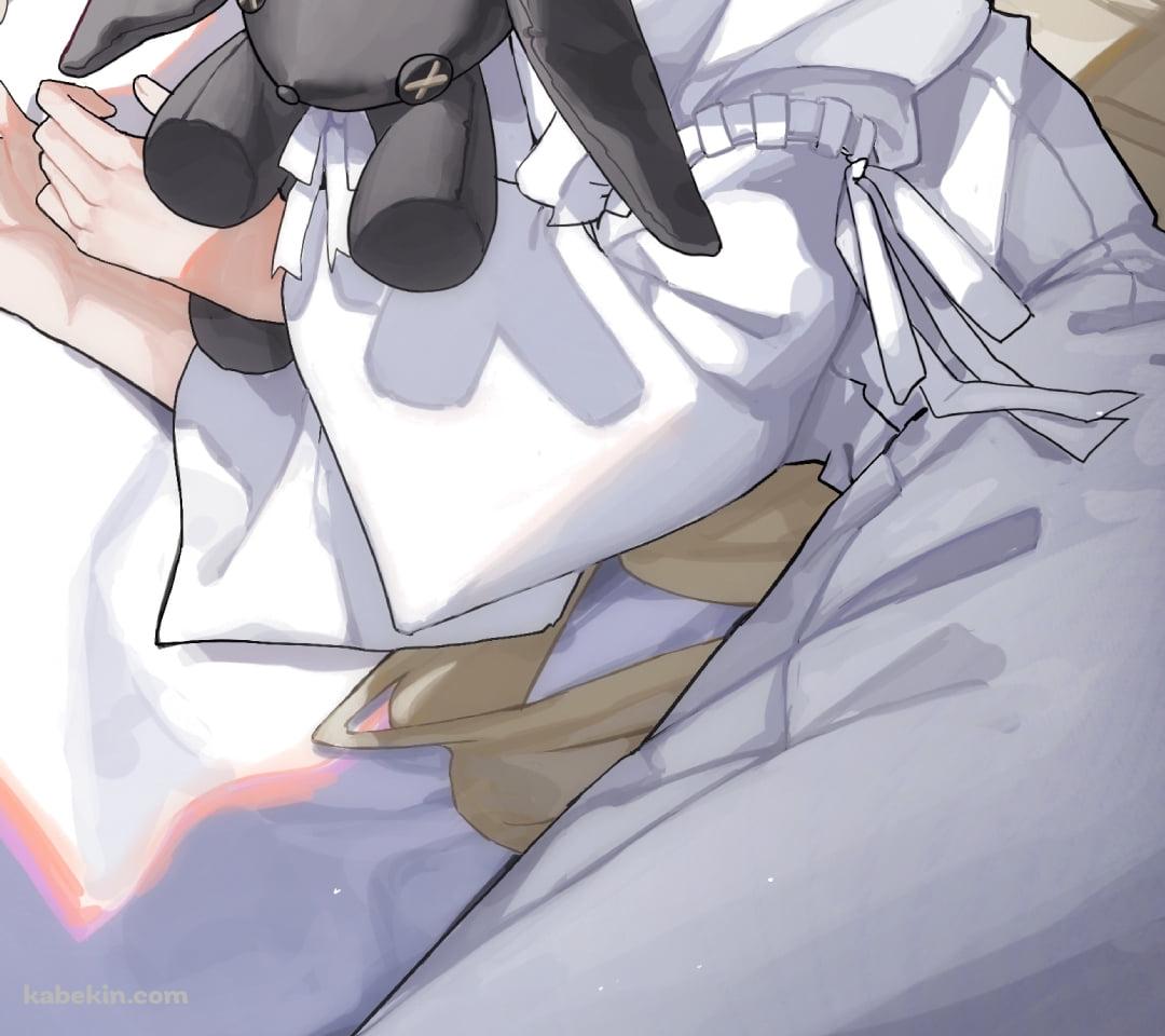 ベッドの上で眠る春日野穹 / ヨスガノソラのAndroidの壁紙(1080px x 960px) スマホ用
