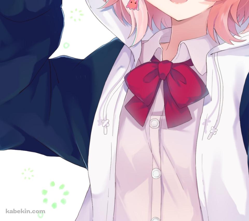 ピースをする笹木咲 / にじさんじ / バーチャルYouTuber / VtuberのAndroidの壁紙(960px x 854px) スマホ用