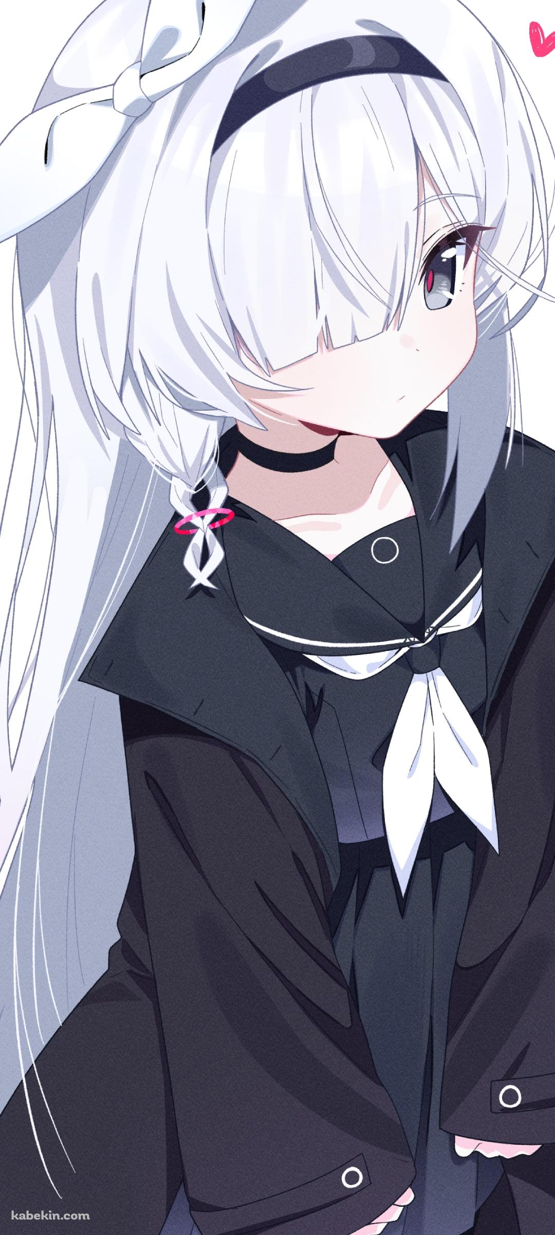 黒いセーラー服を着たプラナ / ブルーアーカイブのAndroidの壁紙(1080px x 2400px) スマホ用