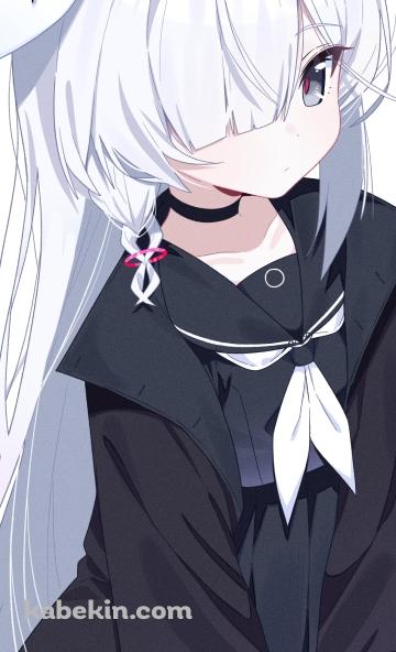黒いセーラー服を着たプラナ / ブルーアーカイブのAndroidの壁紙(360px x 592px) スマホ用