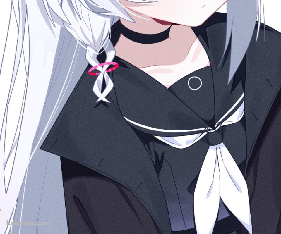 黒いセーラー服を着たプラナ / ブルーアーカイブのAndroidの壁紙(960px x 800px) スマホ用