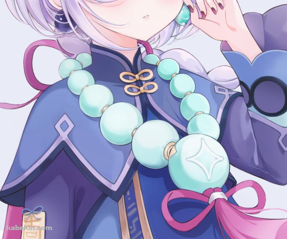 頬を赤らめた七七 / 原神のAndroidの壁紙(960px x 800px) スマホ用