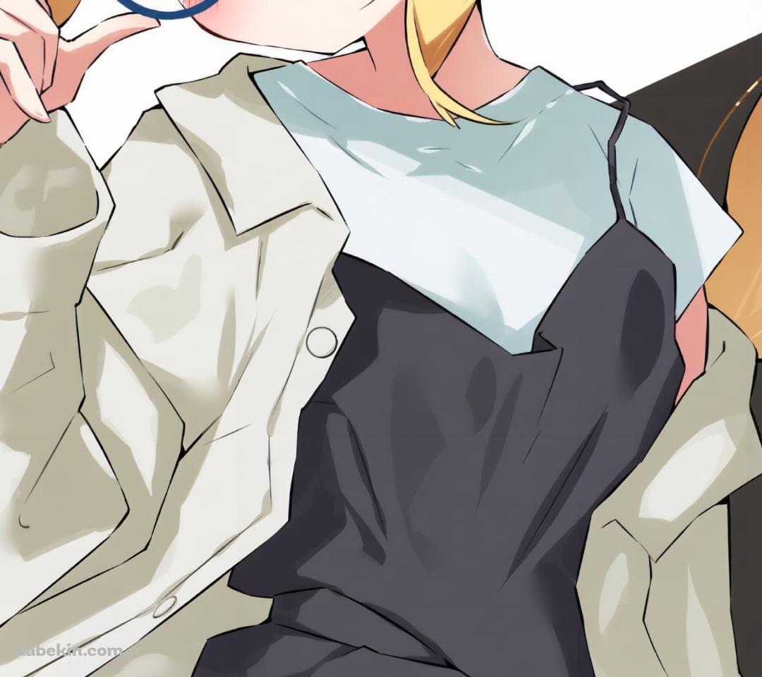青いメガネをかけた伊地知虹夏 / ぼっち・ざ・ろっく!のAndroidの壁紙(1080px x 960px) スマホ用