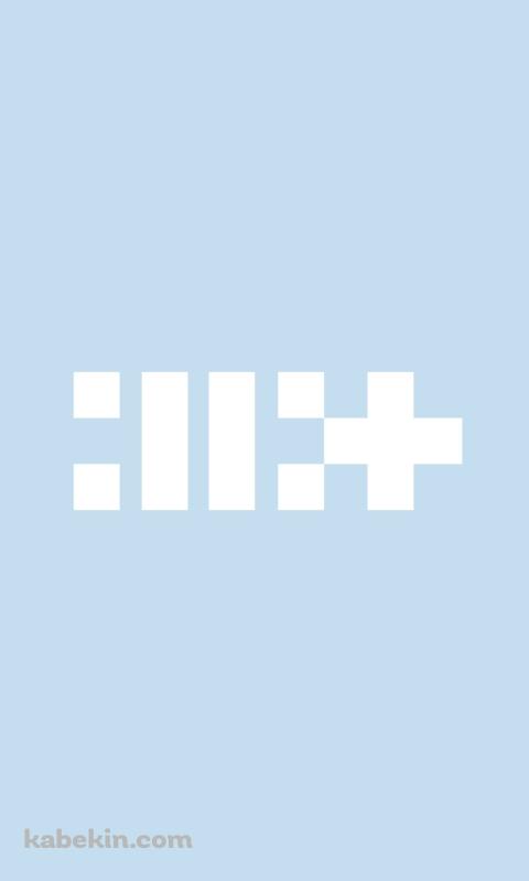 ILLIT ロゴ / アイリット / 水色のAndroidの壁紙(480px x 800px) スマホ用