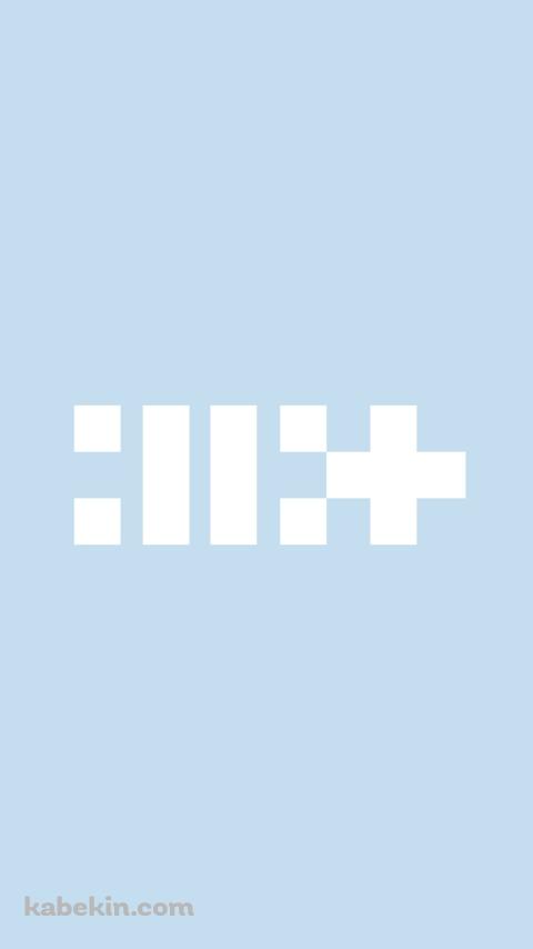 ILLIT ロゴ / アイリット / 水色のAndroidの壁紙(480px x 854px) スマホ用