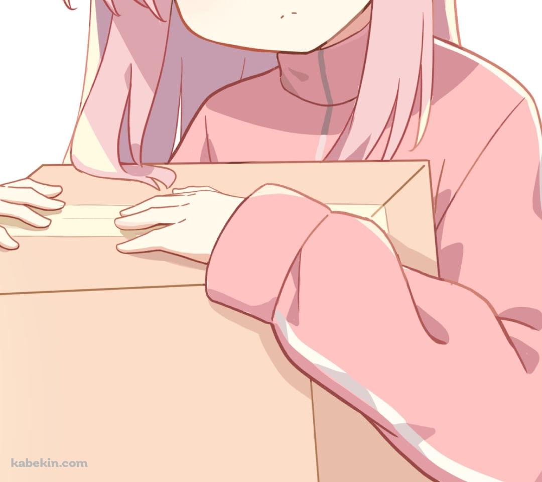 段ボールを抱える後藤ひとり / ぼっち・ざ・ろっく!のAndroidの壁紙(1080px x 960px) スマホ用