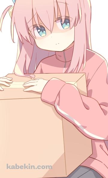段ボールを抱える後藤ひとり / ぼっち・ざ・ろっく!のAndroidの壁紙(360px x 592px) スマホ用