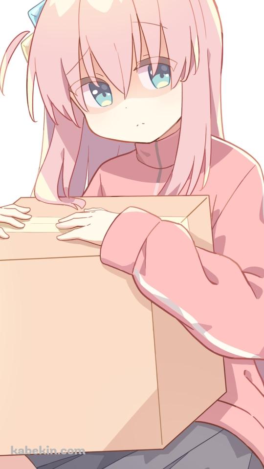 段ボールを抱える後藤ひとり / ぼっち・ざ・ろっく!のAndroidの壁紙(540px x 960px) スマホ用