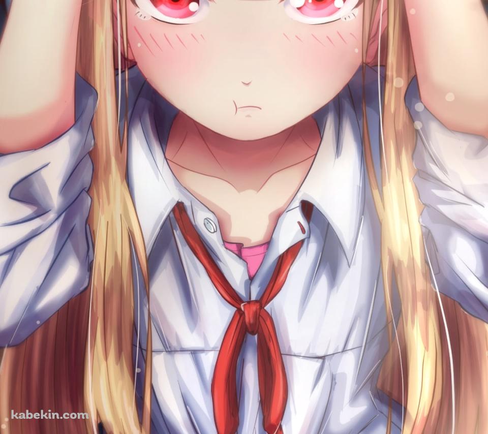 頭を抑える百井咲久 / 女子高生の無駄づかいのAndroidの壁紙(960px x 854px) スマホ用